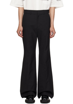We11done Black Four-Pocket Trousers