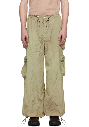 Charlie Constantinou Green Multi Pocket Trousers