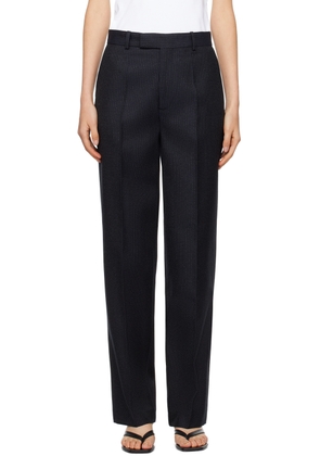 Róhe Navy Tailored Trousers