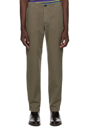 PS by Paul Smith Khaki Patch Trousers