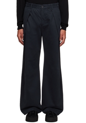 WOOD WOOD Navy Fraser Trousers