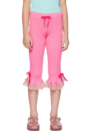 Cormio Kids Pink Bow Lounge Pants