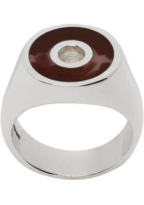 Ellie Mercer Silver Small Disc Ring