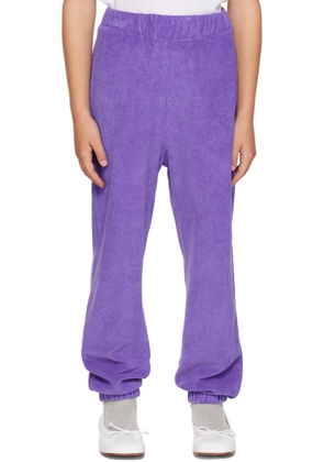 maed for mini Kids Purple Pangolin Lounge Pants