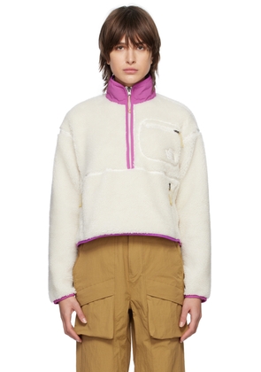 The North Face White Extreme Pile Sweatshirt