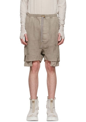 Boris Bidjan Saberi Grey Cotton Shorts