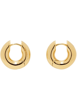 Numbering Gold #5206S Earrings