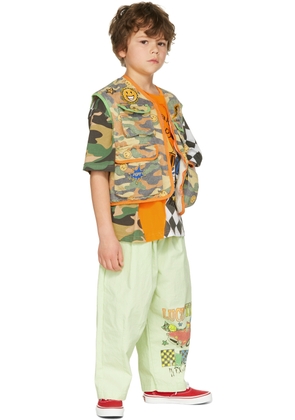 Luckytry Kids Green Car Trousers
