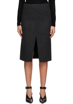 The Garment Gray Porto Midi Skirt