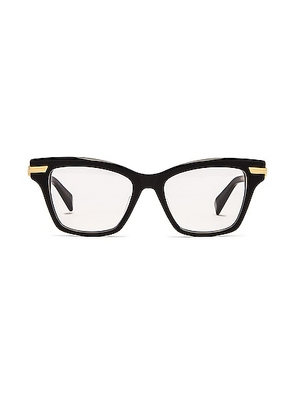 BALMAIN Sentinelle III Optical Eyeglasses in Black & Gold - Black. Size all.
