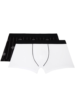 Dolce & Gabbana Two-Pack White & Black Boxers