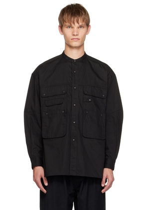 White Mountaineering®︎ Black Patch Pocket Shirt