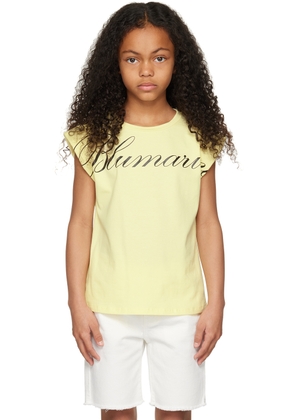 Miss Blumarine Kids Yellow Moda T-Shirt
