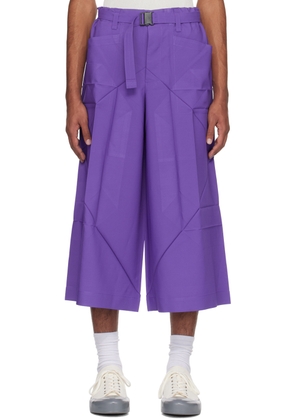 132 5. ISSEY MIYAKE Purple Edge Trousers