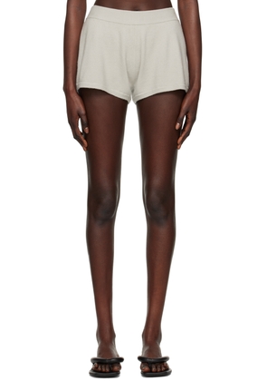 Frenckenberger Taupe Cashmere Shorts