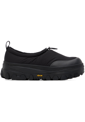 AMOMENTO Black Padded Sneakers