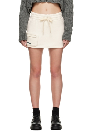 HALFBOY Off-White Pocket Miniskirt