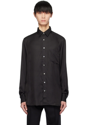 Lardini Black Striped Shirt