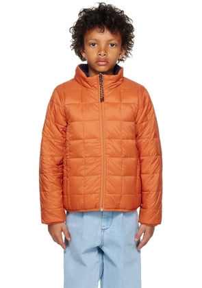 TAION Kids Orange & Navy Reversible Down Jacket