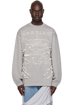 Y/Project Gray Paris' Best Patch Sweatshirt