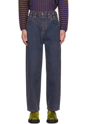 Eckhaus Latta SSENSE Exclusive Purple Jeans