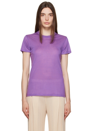 Baserange Purple Crewneck T-Shirt