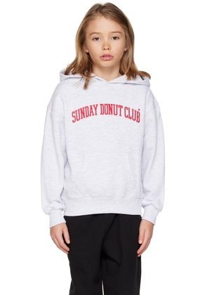 SUNDAY DONUT CLUB® Kids Gray 'Sunday Donut Club' Hoodie