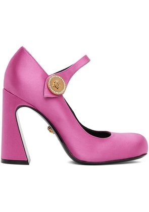 Versace Pink Medusa Heels