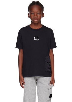 C.P. Company Kids Kids Black Printed T-Shirt