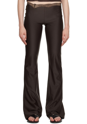 VAILLANT Brown Asymmetric Trousers