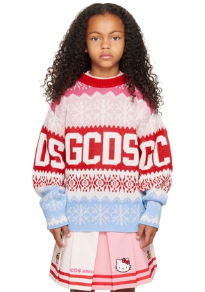 GCDS Kids Kids Multicolor Jacquard Sweater
