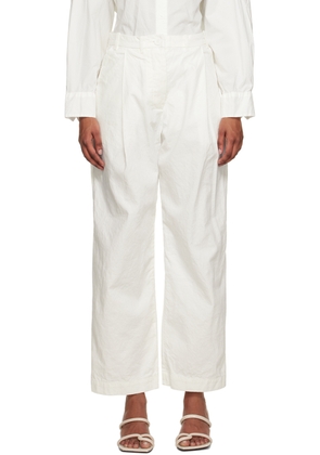 CASEY CASEY Off-White Bwa Trousers