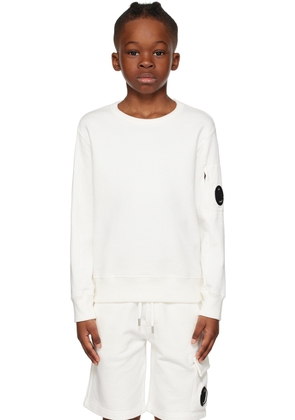 C.P. Company Kids Kids White Basic Sweatshirt
