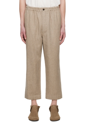 The Row Beige Xander Trousers