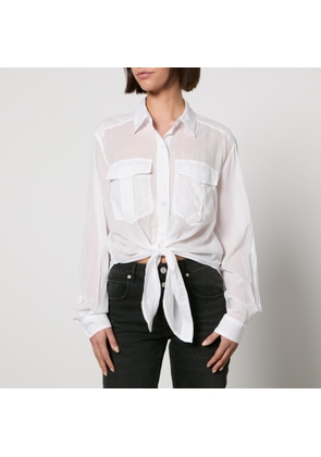 Marant Etoile Nath Cotton-Gauze Wrap Shirt - FR 34/UK 6