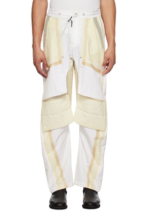 CARNET-ARCHIVE White Crustacean Trousers