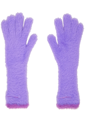 JACQUEMUS Purple Le Papier 'Les Gants Neve' Gloves