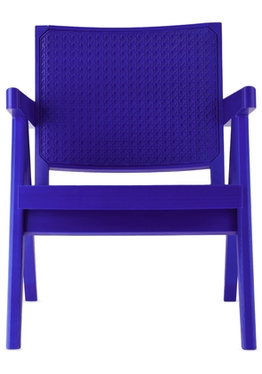 temporary.company SSENSE Exclusive Blue ‘The Flatpack Jeanneret' Chair