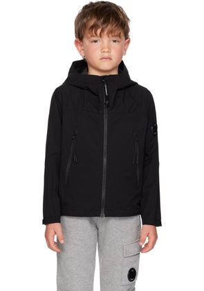 C.P. Company Kids Kids Black Hooded Jacket
