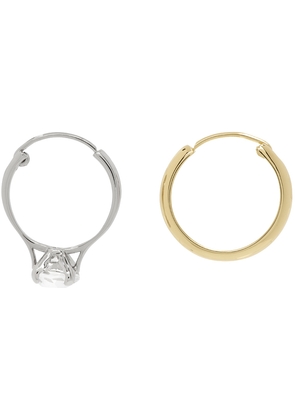 VETEMENTS Silver & Gold Wedding Earrings