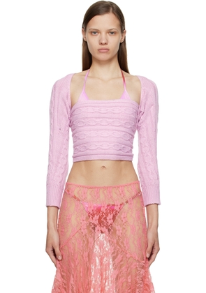 Gimaguas SSENSE Exclusive Pink Mariona Sweater