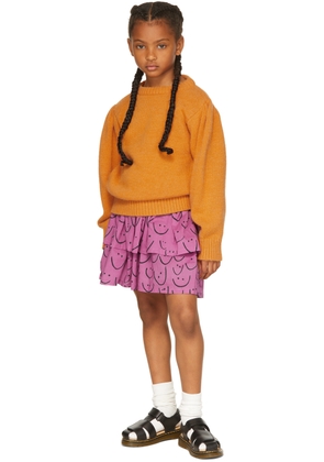 maed for mini Kids Orange Apricot Alnu Sweater