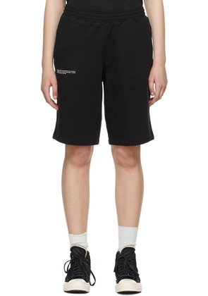 PANGAIA Black 365 Shorts