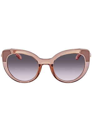 Ferragamo Ladies Crystal Nude Cat Eye Sunglasses SF890S 290 52