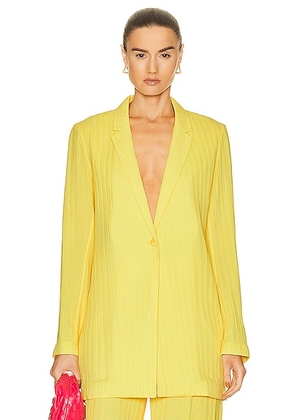 Lapointe Single Breasted Blazer in Sunglow - Yellow. Size 2 (also in ).