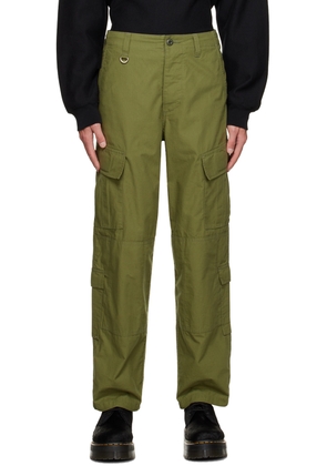 Uniform Experiment Khaki Relaxed-Fit Cargo Pants