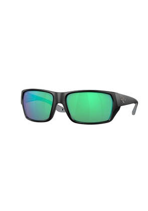 Costa Del Mar Tailfin Green Mirror Polarized Glass Rectangular Mens Sunglasses 6S9113 911303 60