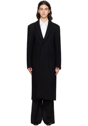 Róhe Black Tailored Coat