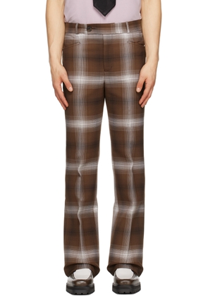 Ernest W. Baker Brown Flared Trousers