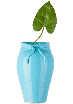 Lola Mayeras Blue Hoodie Vase